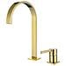 Rubinetto per lavabo da bagno, Blackswan, tipo M51, modello oro, misura 35 cm - Foto miniatura 1