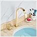 Rubinetto per lavabo da bagno, Blackswan, tipo M51, modello oro, misura 35 cm - Foto miniatura 3