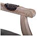 Poltrona In Legno Imbottita Grigia 55x46x48/96h - Foto miniatura 6