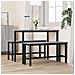 Panchina da pranzo 2 pcs Grigio Sonoma 100 x 32,5 x 48,5 cm - Foto miniatura 3