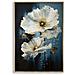 Stampa Su Tela Fiori 73-multicolore-legno-42x3,5x62 Cm - Foto miniatura 1