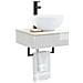 Lavabo da Parete Bianco Lucido 40 x 41 x 40,5 cm - Foto miniatura 2