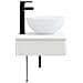 Lavabo da Parete Bianco Lucido 40 x 41 x 40,5 cm - Foto miniatura 8