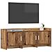 Mobile TV 130 x 33 x 47 cm Legno antico Legno ingegnerizzato - Foto miniatura 2