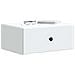 Mobiletto da notte a muro 2 pcs Bianco 49 x 34,5 x 20 cm - Foto miniatura 2