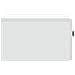 Mobiletto da notte a muro 2 pcs Bianco 49 x 34,5 x 20 cm - Foto miniatura 6
