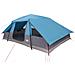 Tenda familiare con telo da pioggia resistente all'acqua Blu - Foto miniatura 1