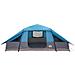 Tenda familiare con telo da pioggia resistente all'acqua Blu - Foto miniatura 4