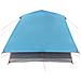 Tenda familiare con telo da pioggia resistente all'acqua Blu - Foto miniatura 6