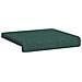 Cuscino per panchina 2 pz Tessuto Verde Scuro Profondità 35 cm - Foto miniatura 5