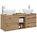 Set di mobili per il bagno 3 pz Rovere Artigianale - Foto miniatura 5