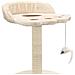 Albero Per Gatti Con Tiragraffi In Sisal 40 Cm Beige E Marrone - Foto miniatura 4