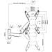 Supporto A Parete Regolabile In Altezza Per Monitor Tv 26-47"" Completamente Mobile, Estensibile, Orientabile, Orientabile, Inclinabile, Girevole, Ergoline-442 - Foto miniatura 3