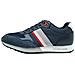 Scarpe Us Polo Uomo Sneaker Mod. Julius Textile Eco Leather Blu Us20up12 - Foto miniatura 4