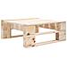 Set Divani a Pallet e Cuscini 4 pz in Legno di Pino Impregnato - Foto miniatura 2