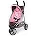 Passeggino per Bambola Jogger Sport Marrone e Rosa 39920AA - Foto miniatura 1