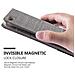 Custodia Compatibile Con Xiaomi Mi 5s In Grigio Nero - Coperchio Protettiva Con Chiusura Magnetica, Funzione Stand E Tasca Per Le Carte - Foto miniatura 7
