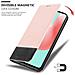 Custodia Compatibile Con Samsung Galaxy A41 In Oro Rosato Nero - Coperchio Protettiva Con Chiusura Magnetica, Funzione Stand E Tasca Per Le Carte - Foto miniatura 6