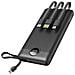 Batteria Esterna 10000mah Cavi Lightning, Usb-c E Micro Usb Nero - Foto miniatura 1