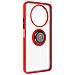 Cover Honor Magic4 Lite Bimateria Anello Metallico Supporto Rossa - Foto miniatura 2