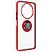 Cover Honor Magic4 Lite Bimateria Anello Metallico Supporto Rossa - Foto miniatura 1