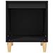 Comodino Nero 40x35x50 Cm In Legno Multistrato - Foto miniatura 5