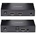 Extender HDMI 4K su Cavo Ethernet CAT5/CAT6, Video Extender 4K 60Hz HDR fino a 70m, Uscita HDMI e Audio S /PDIF su Cavo di Rete - Kit Estensore HDMI su Cavo LAN completo di Trasmettitore e Ricevitore - Foto miniatura 4
