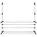 Stendino Per Balcone 89x25x (60-95) Cm In Alluminio - Foto miniatura 3