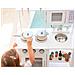 Cucina In Legno Giocattolo Bambini Con Pentole E Accessori Gioco Bianco 60x30x85 - Foto miniatura 2
