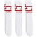 Sportswear Everyday Essential Crew Socks 3 Pairs Dx5089-102, Unisex, Bianca, 42-46 - Foto miniatura 4