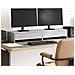 Supporto Monitor Con Cassetti Grigio 100x27x15 Cm In Truciolato - Foto miniatura 1