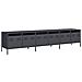 Mobile Tv Antracite 202x39x43,5 Cm Acciaio Laminato A Freddo - Foto miniatura 2