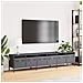 Mobile Tv Antracite 202x39x43,5 Cm Acciaio Laminato A Freddo - Foto miniatura 3