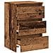 Comodini Legno Antico 2 pz 40x35x62,5 cm in Legno Multistrato - Foto miniatura 9