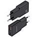 ASCH-30W2P047-BK Caricabatterie per dispositivi mobili Fotocamera, MP3, MP4, Telefono cellulare, Navigatore, Computer portatile, Console portatile, Smartphone, Tablet, Universale Nero AC Ricarica rapida Interno - Foto miniatura 5