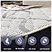 Topper King Size200x200 Traspirante Altezza 5 Cm | Correttore Materasso Con Proprietà Ergonomiche | Imbottitura In Ovatta Soft | Tessuto Anallergico E Antiacaro - Foto miniatura 4