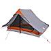 Tenda da Campeggio 2 Persone Grigio Impermeabile - Foto miniatura 6