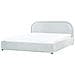 Letto Contenitore Ciniglia Quillien 180 X 200 Cm Azzurro - Foto miniatura 3
