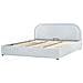 Letto Contenitore Ciniglia Quillien 180 X 200 Cm Azzurro - Foto miniatura 4