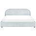 Letto Contenitore Ciniglia Quillien 180 X 200 Cm Azzurro - Foto miniatura 5