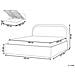 Letto Contenitore Ciniglia Quillien 180 X 200 Cm Azzurro - Foto miniatura 8