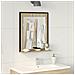 Specchio da Bagno  con Mensola in Rovere Sonoma 50x12x60 cm Legno Ingegnerizzato - Foto miniatura 2