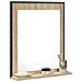 Specchio da Bagno  con Mensola in Rovere Sonoma 50x12x60 cm Legno Ingegnerizzato - Foto miniatura 3