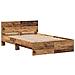 Struttura letto con testata Legno vecchio 120 x 190 cm - Foto miniatura 1