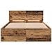 Struttura letto con testata Legno vecchio 120 x 190 cm - Foto miniatura 6
