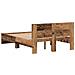 Struttura letto con testata Legno vecchio 120 x 190 cm - Foto miniatura 8