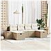 Set Divano da Giardino 6 pcs Beige 55 x 62 x 69 cm Poly Rattan - Foto miniatura 2