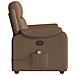 Poltrona Massaggiante Reclinabile Marrone in Tessuto - Foto miniatura 4