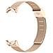 Cinturino In Metallo Compatibile Con Xiaomi Mi Band 8/9/10 - Design A Molla Pinkgold - Foto miniatura 1