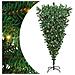 Albero di Natale artificiale pre-illuminato capovolto con set di palline - Foto miniatura 1